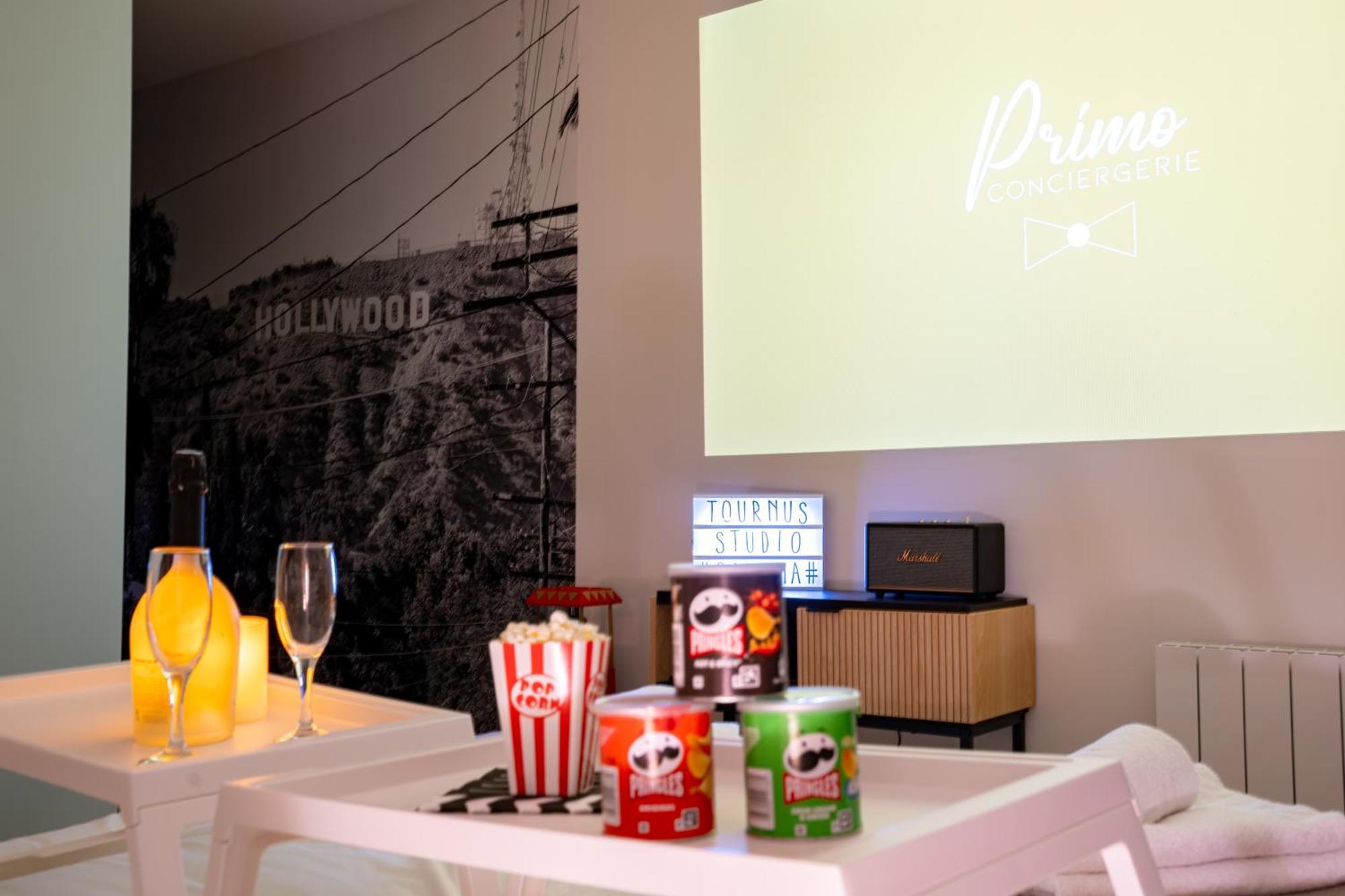 Food And Chill - Deux Appartements Hypercentre - 1 Theme Cinema - By Primo C0Nciergerie تورنو المظهر الخارجي الصورة